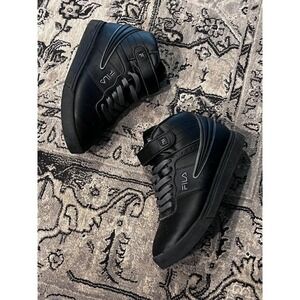 Fila Black High Tops Kids Shoes‎ Size 3